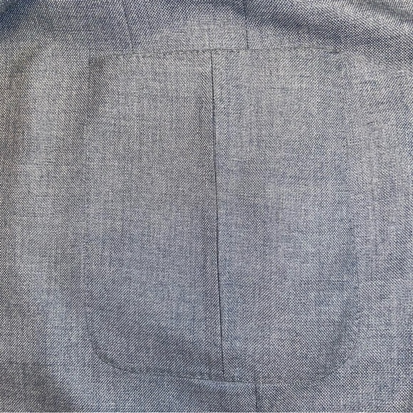 Flash Sale Lanvin Paris Vtg Lt Blue Sport Coat Blazer Jacket - Picture 9 of 15